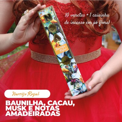 Foto Incenso Orgânico Linha Floral Premium NOA - Natural e vegano com óleos essenciais