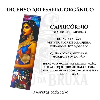 Foto Incenso Orgânico Signos NOA - Natural e vegano com óleos essenciais