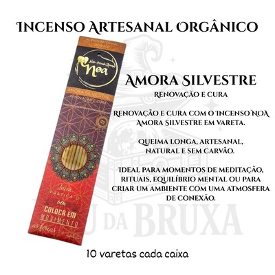 Foto Incenso Artesanal Orgânico NOA - Natural e vegano com óleos essenciais