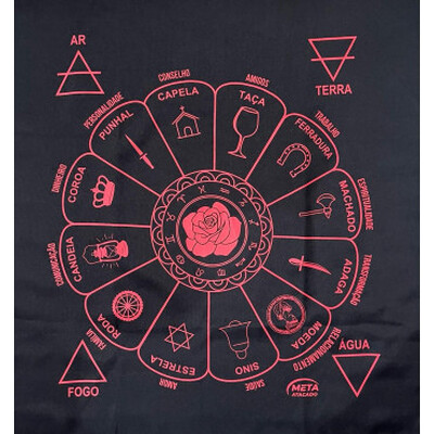 Foto Toalha de Altar Mandala Cigana