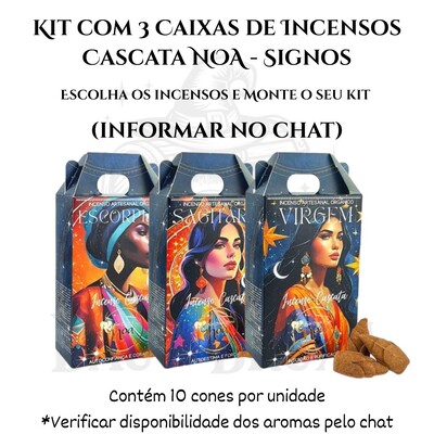 Foto Incenso Cascata dos Signos NOA - Natural e vegano com óleos essenciais