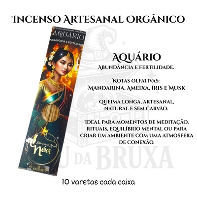 Foto Incenso Orgânico Signos NOA - Natural e vegano com óleos essenciais