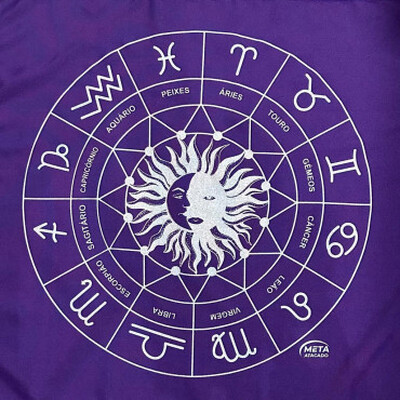 Foto Toalha de Altar Mandala do Zodíaco