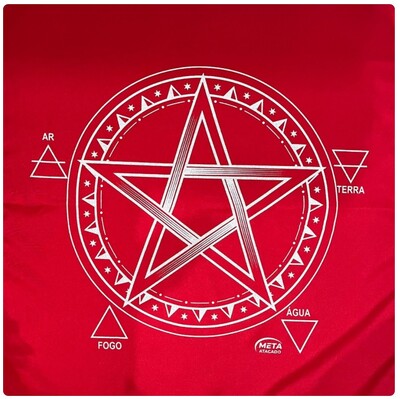 Foto Toalha de Altar Pentagrama