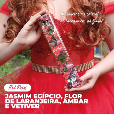 Foto Incenso Orgânico Linha Floral Premium NOA - Natural e vegano com óleos essenciais