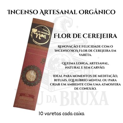 Foto Incenso Artesanal Orgânico NOA - Natural e vegano com óleos essenciais