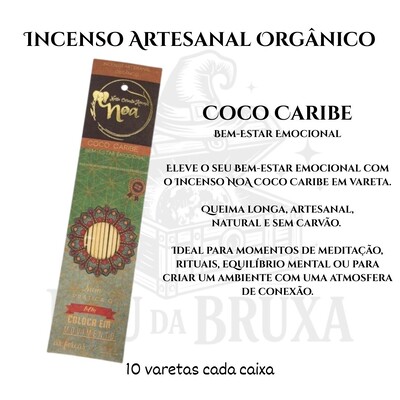 Foto Incenso Artesanal Orgânico NOA - Natural e vegano com óleos essenciais