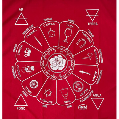 Foto Toalha de Altar Mandala Cigana