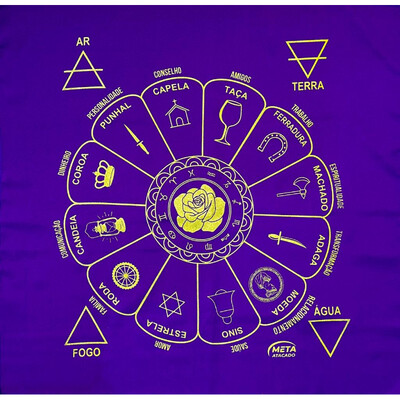Foto Toalha de Altar Mandala Cigana