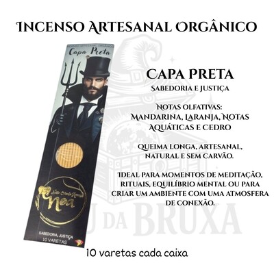 Foto Incenso Orgânico Guardiões NOA - Natural e vegano com óleos essenciais