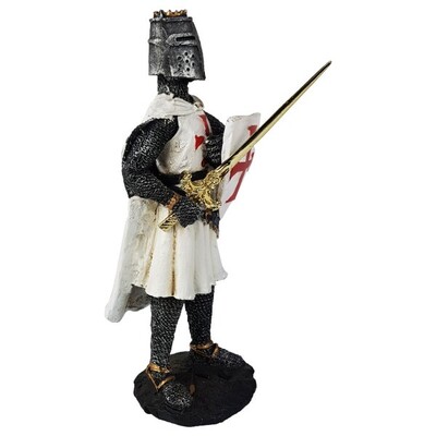 FotoGuerreiro Templário com Espada e Escudo