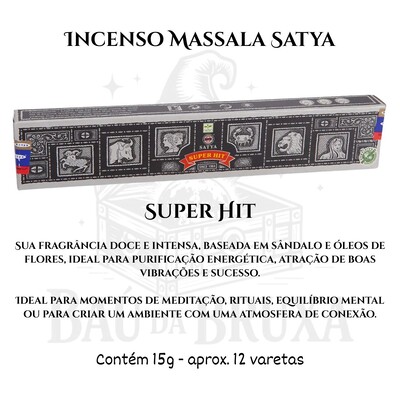 Foto Incenso Indiano Massala da Satya - Aromas marcantes e sofisticados