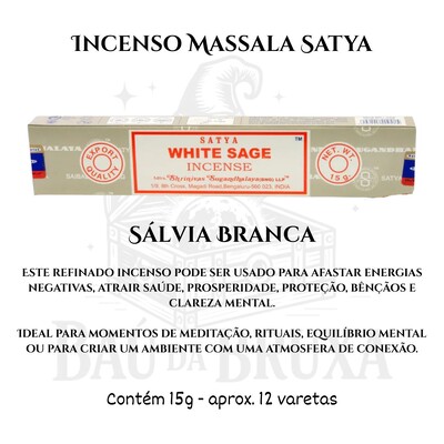 Foto Incenso Indiano Massala da Satya - Aromas marcantes e sofisticados