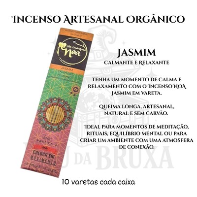 Foto Incenso Artesanal Orgânico NOA - Natural e vegano com óleos essenciais