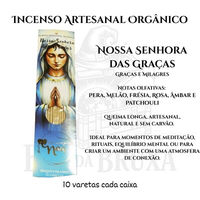 Foto Incenso Orgânico Católicos NOA - Natural e vegano com óleos essenciais