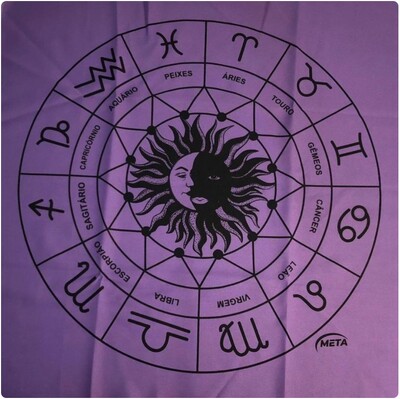 Foto Toalha de Altar Mandala do Zodíaco