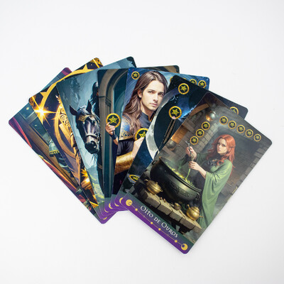 FotoO Legitimo Tarot das Bruxas Completo e Plastificado 78 Cartas