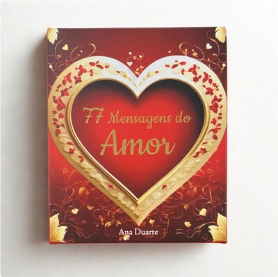 Foto Box com 77 Mensagens de Amor Motivação e Autocuidado