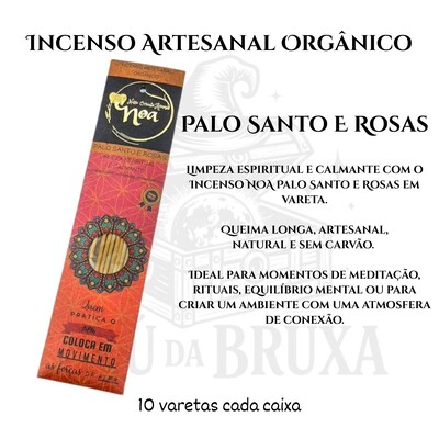 Foto Incenso Artesanal Orgânico NOA - Natural e vegano com óleos essenciais