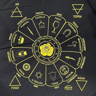 Foto Toalha de Altar Mandala Cigana