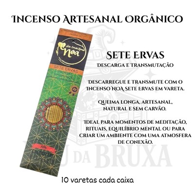 Foto Incenso Artesanal Orgânico NOA - Natural e vegano com óleos essenciais