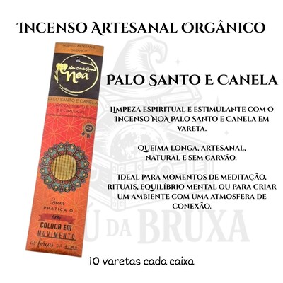 Foto Incenso Artesanal Orgânico NOA - Natural e vegano com óleos essenciais