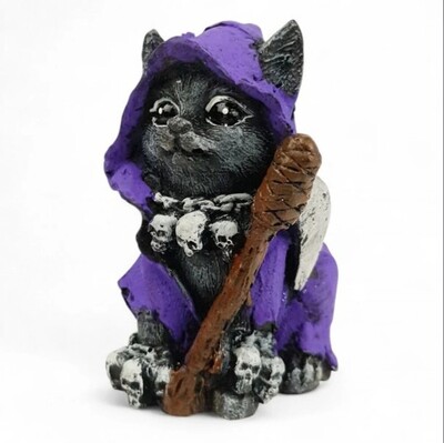 Foto Gato Com Foice (Wicca)