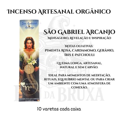 Foto Incenso Orgânico Católicos NOA - Natural e vegano com óleos essenciais