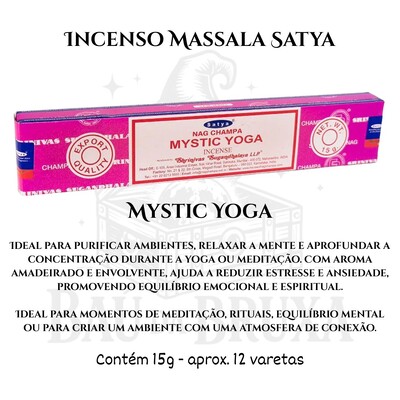 Foto Incenso Indiano Massala da Satya - Aromas marcantes e sofisticados