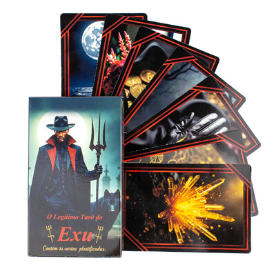 Foto O Legitimo Tarô do Exu Completo e Plastificado 36 Cartas