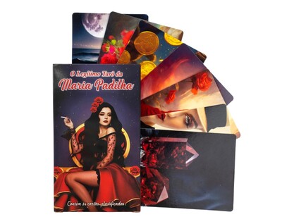 Foto O Legitimo Tarô da Maria Padilha Completo e Plastificado 36 Cartas