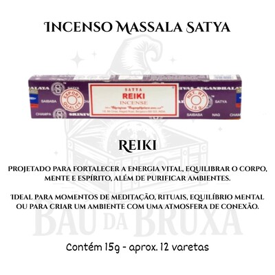 Foto Incenso Indiano Massala da Satya - Aromas marcantes e sofisticados