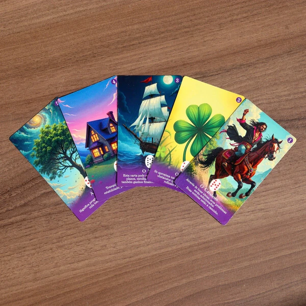 O Intuitivo Baralho Cigano para Iniciantes 36 Cartas com Manual