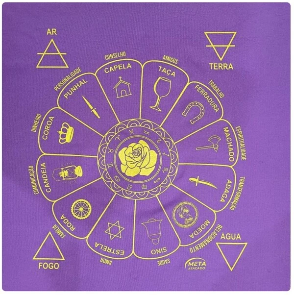 Toalha de Altar Mandala Cigana