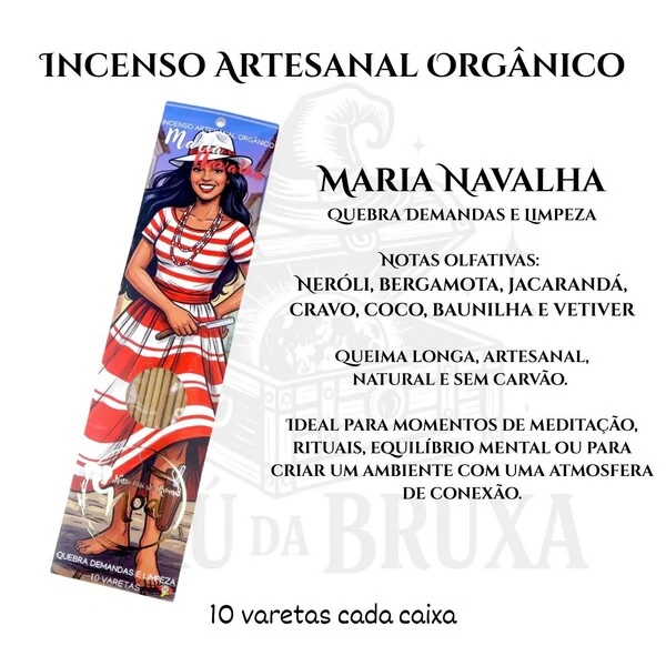 Incenso Orgânico Guardiões NOA - Natural e vegano com óleos essenciais