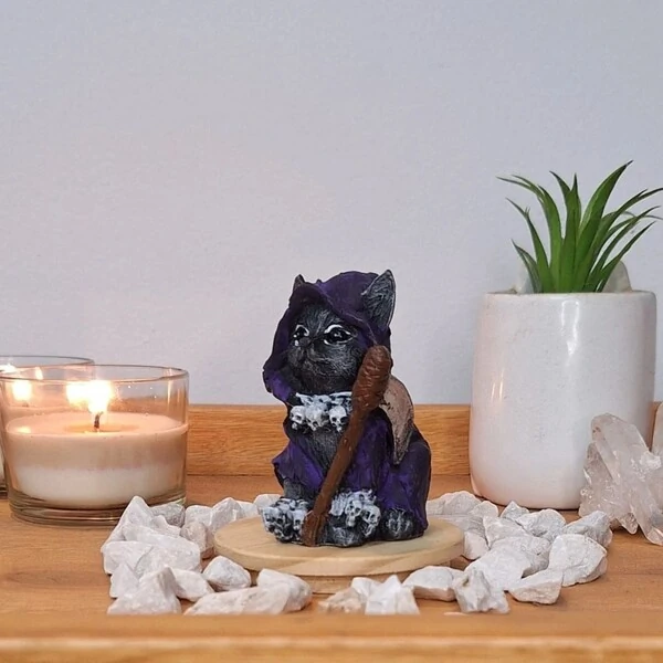 Gato Com Foice (Wicca)