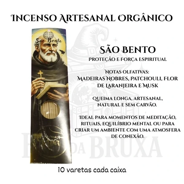 Incenso Orgânico Católicos NOA - Natural e vegano com óleos essenciais
