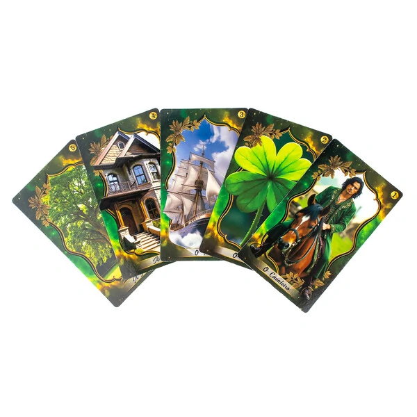 O Legitimo Baralho da Cigana Esmeralda Completo e Plastificado 36 Cartas