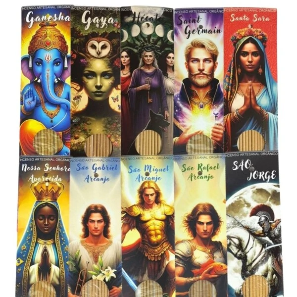 Incenso Orgânico Esotéricos NOA - Natural e vegano com óleos essenciais