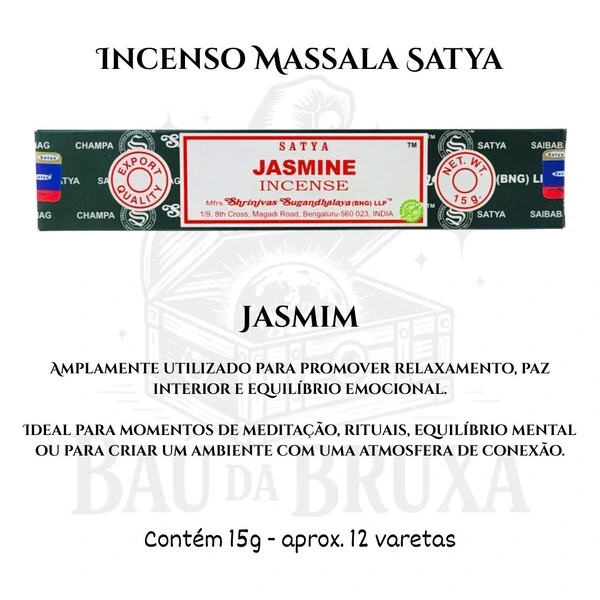 Incenso Indiano Massala da Satya - Aromas marcantes e sofisticados