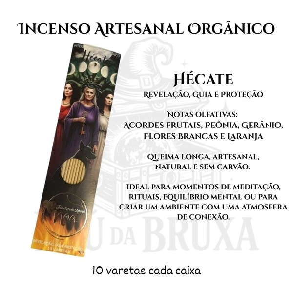 Incenso Orgânico Esotéricos NOA - Natural e vegano com óleos essenciais