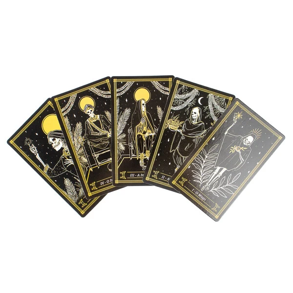 O Tradicional Tarot Negro Completo e Plastificado 78 Cartas