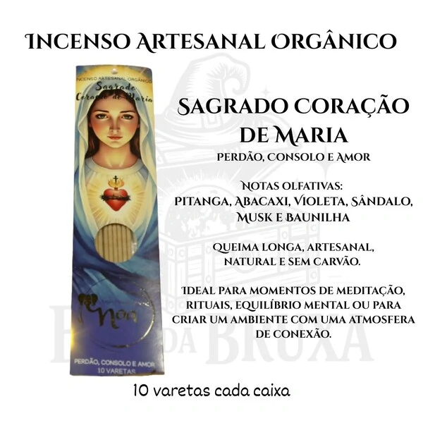 Incenso Orgânico Católicos NOA - Natural e vegano com óleos essenciais