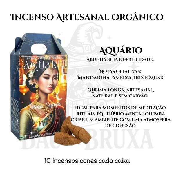 Incenso Cascata dos Signos NOA - Natural e vegano com óleos essenciais