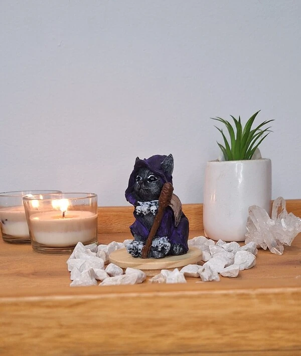 Gato Com Foice (Wicca)