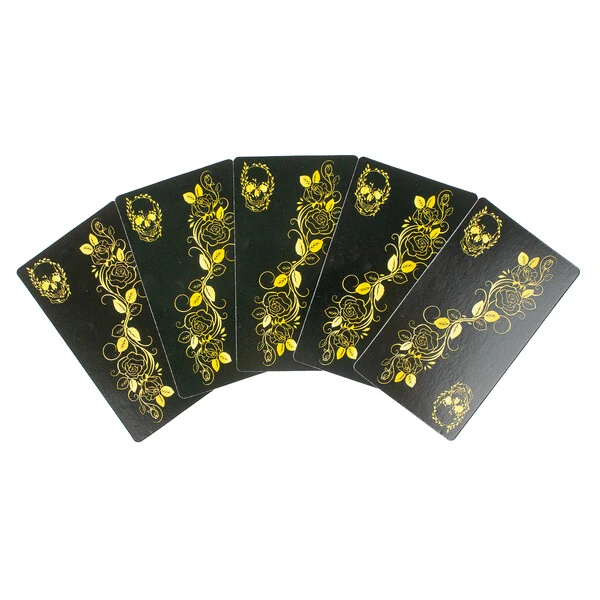 Tradicional Tarot Negro - Arcanos Maiores 22 Cartas Plastificadas