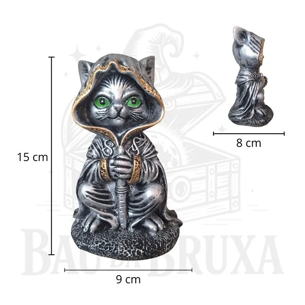 Gato Bruxo com Espada (Wicca)
