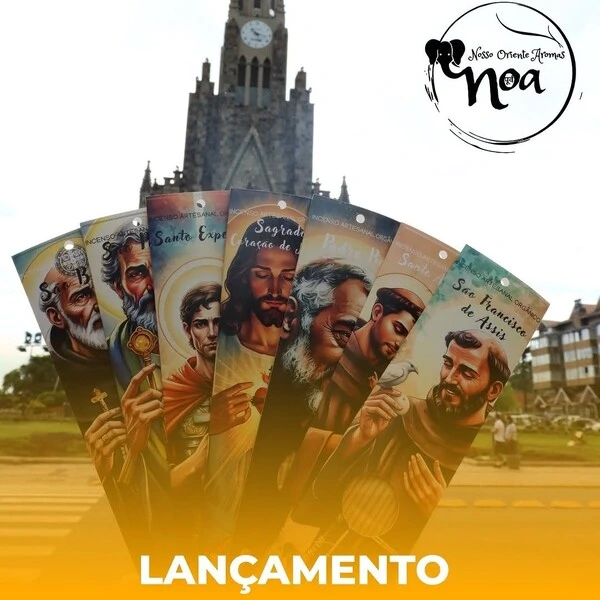 Incenso Orgânico Católicos NOA - Natural e vegano com óleos essenciais