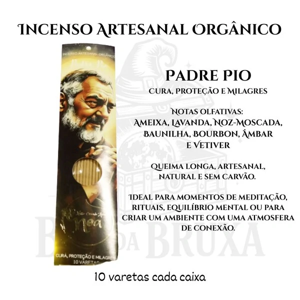 Incenso Orgânico Católicos NOA - Natural e vegano com óleos essenciais