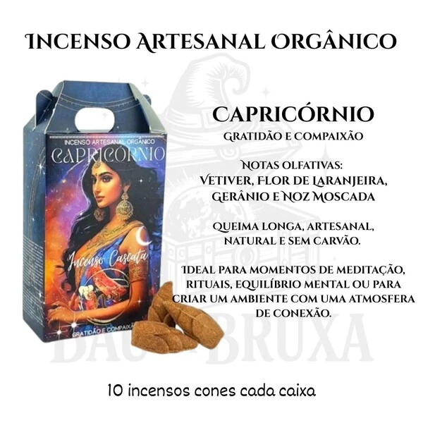 Incenso Cascata dos Signos NOA - Natural e vegano com óleos essenciais